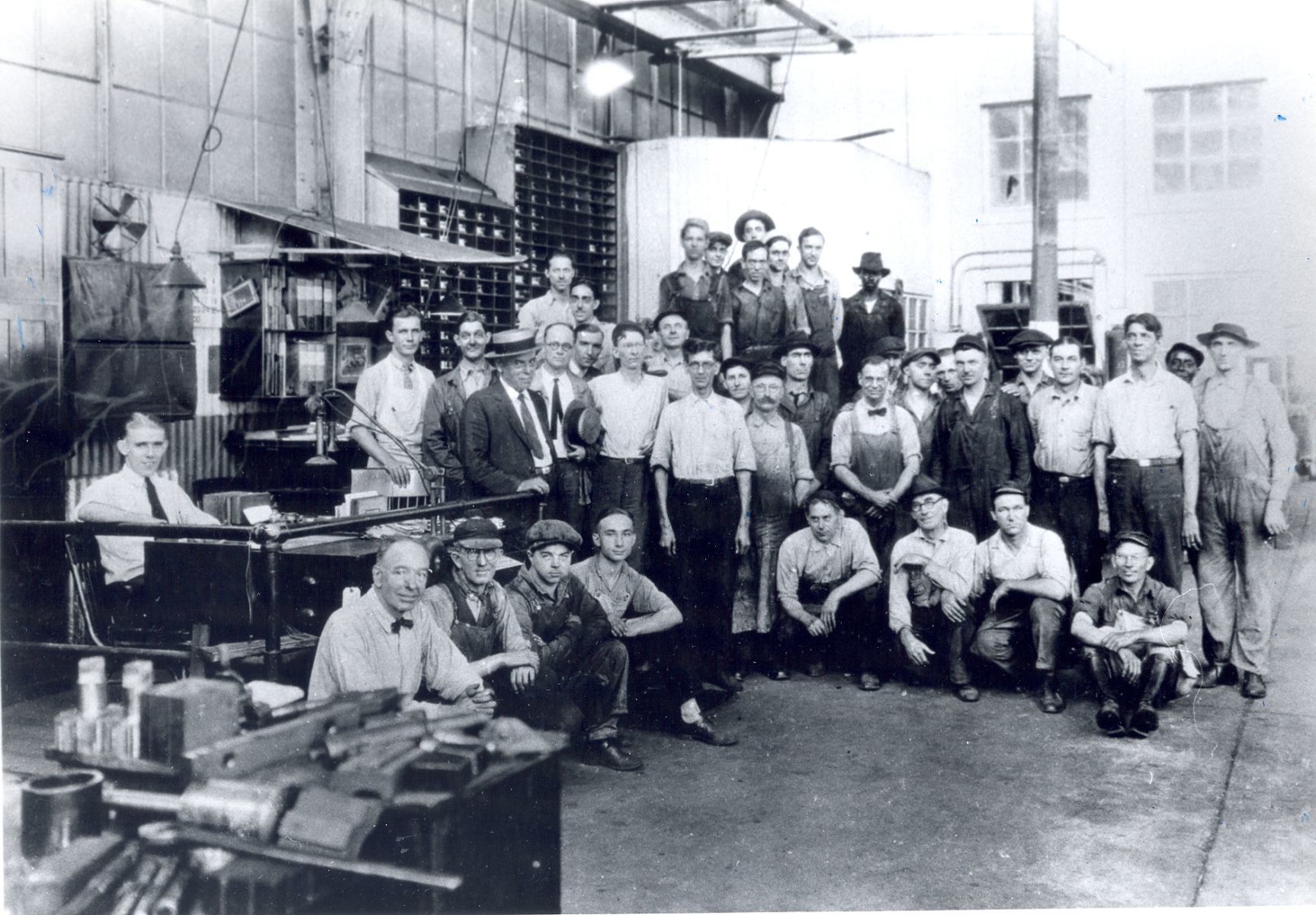N&W rail yard workers